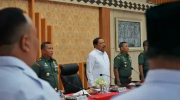 Rapat Koordinasi Percepatan Pembangunan Koperasi Desa Merah Putih yang digelar di Aula Merah Putih, Rabu (21/1) pagi.
