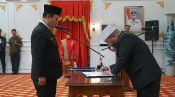 Herwan Antoni Resmi Dilantik sebagai Sekdaprov Bengkulu