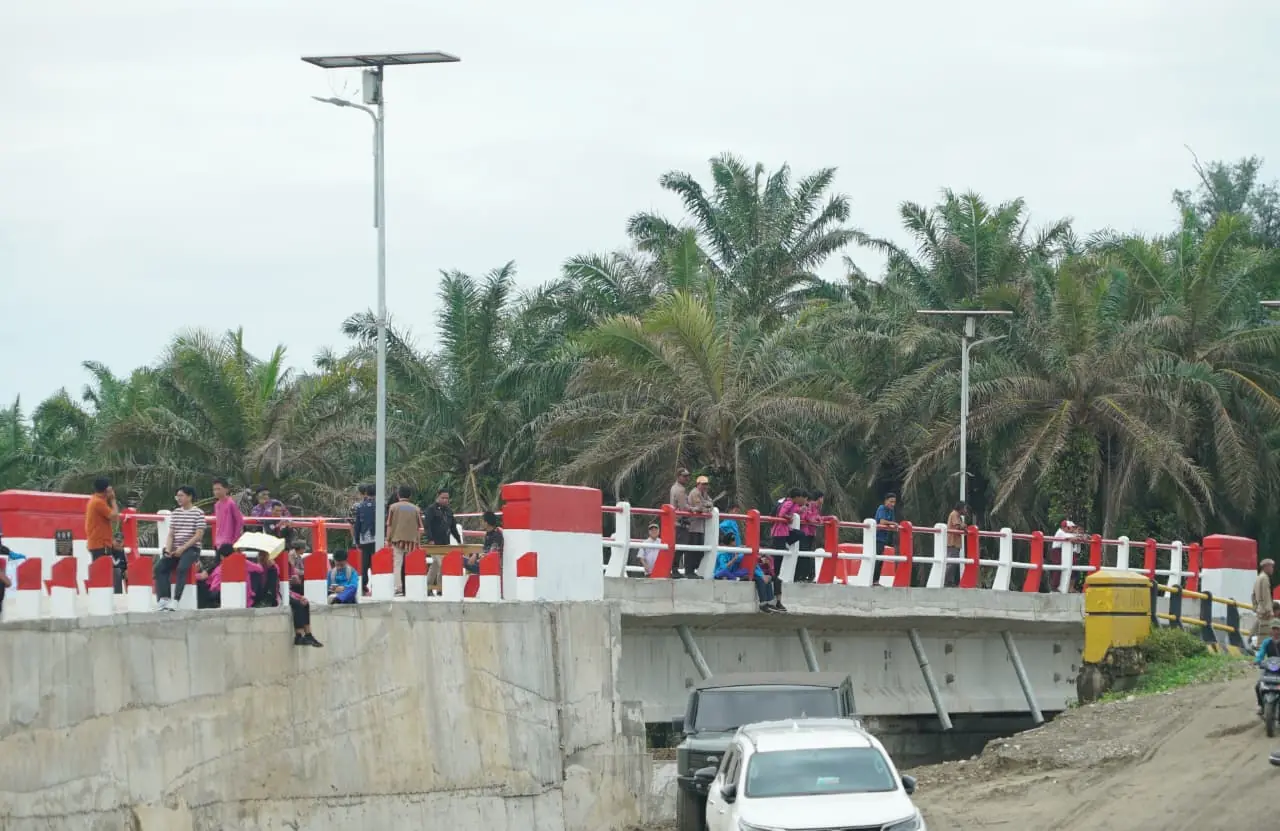 Jembatan Air Matan Seluma Tuntas Dibangun