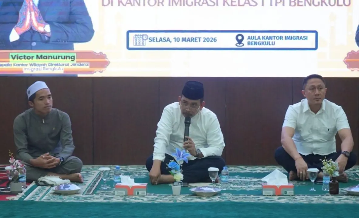 Imigrasi Bengkulu Gelar Siraman Rohani dan Buka Bersama, Pererat Sinergi Antar Satuan Kerja