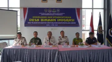 Sosialisasi pembentukan Desa Binaan Imigrasi di Desa Teladan, Kabupaten Rejang Lebong, Kamis (2/4/2026)