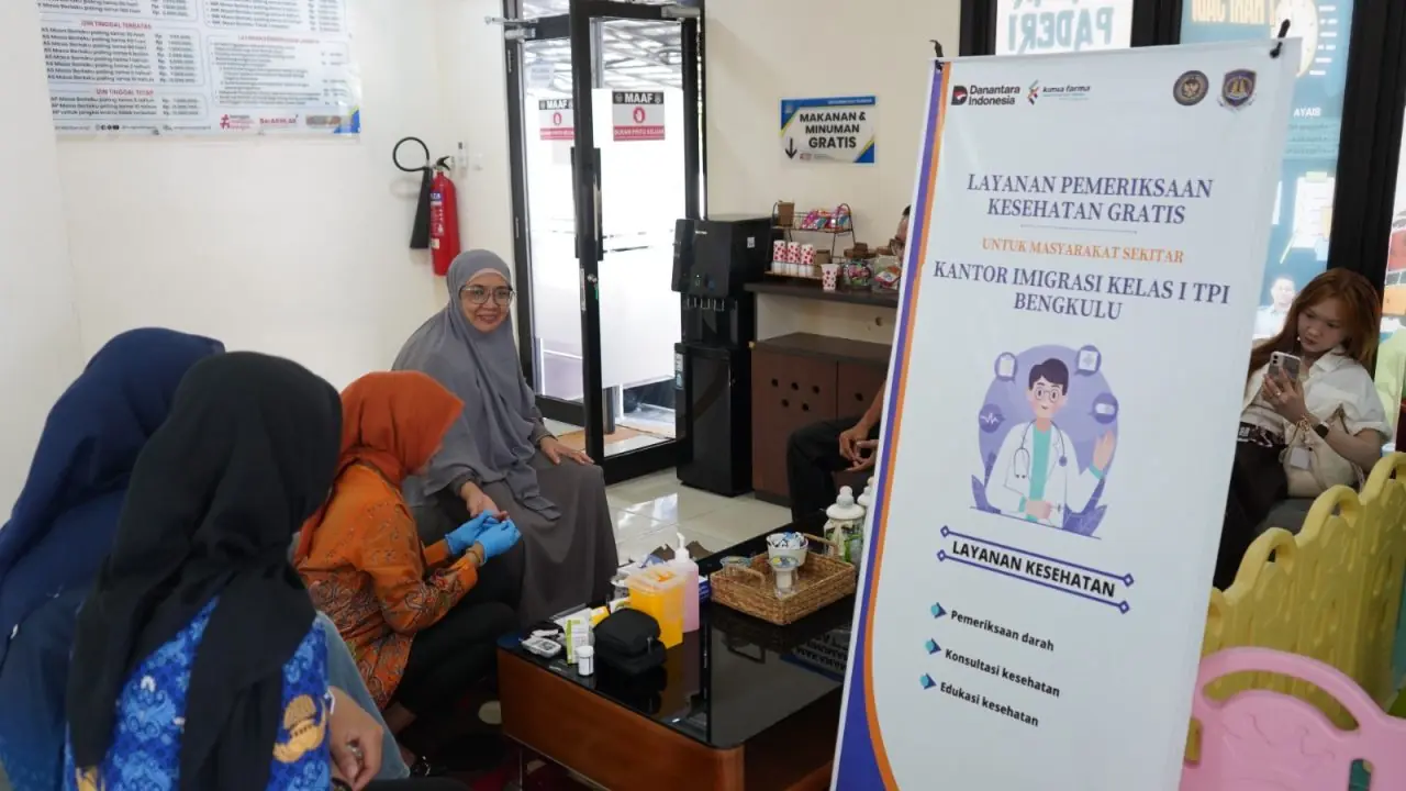 Imigrasi Bengkulu Hadirkan Layanan Cek Kesehatan Gratis bagi Pemohon