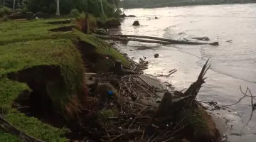 Abrasi di Desa Pondok Kelapa II