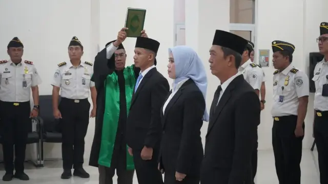 Pelantikan Pejabat Manajerial, Imigrasi Bengkulu Dorong Kinerja Berintegritas