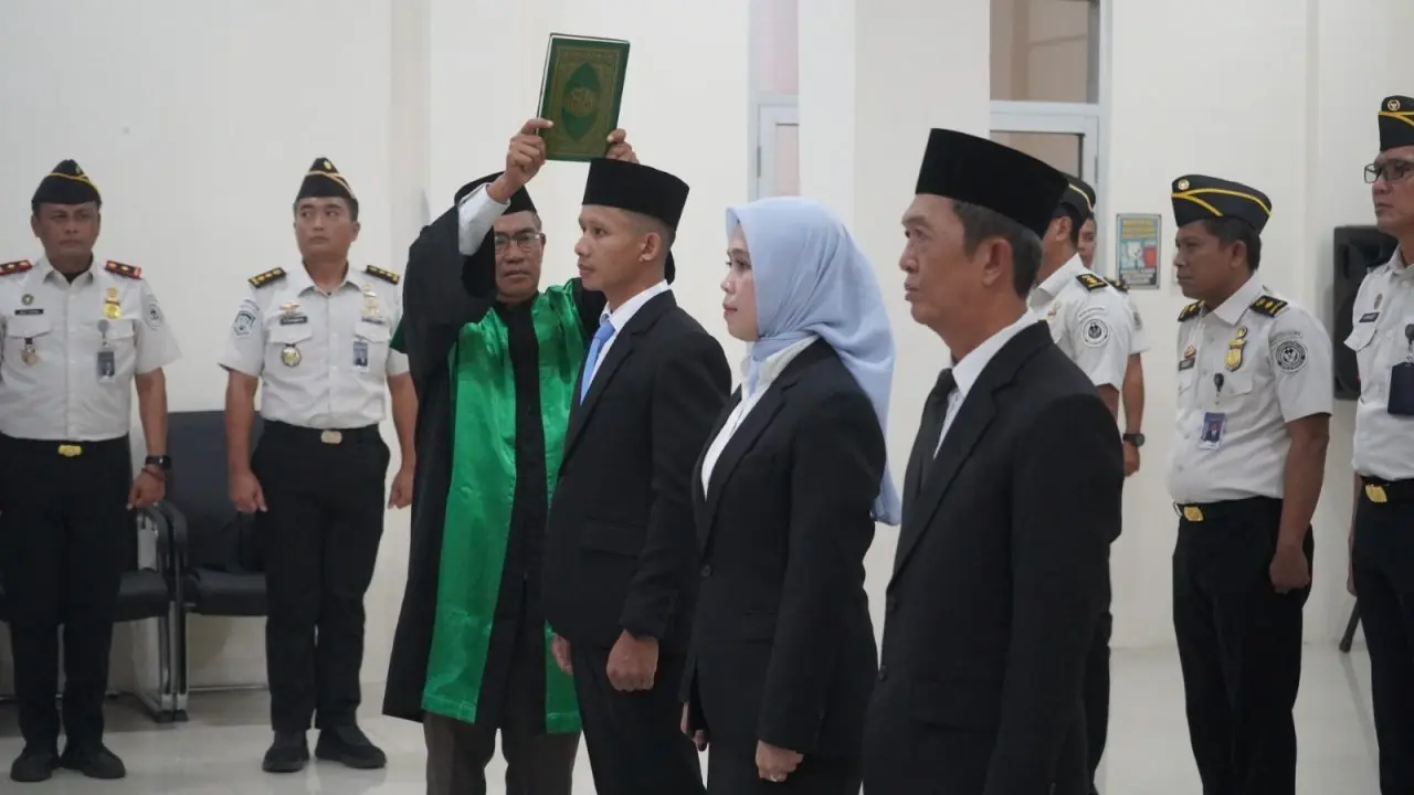 Pelantikan Pejabat Manajerial, Imigrasi Bengkulu Dorong Kinerja Berintegritas