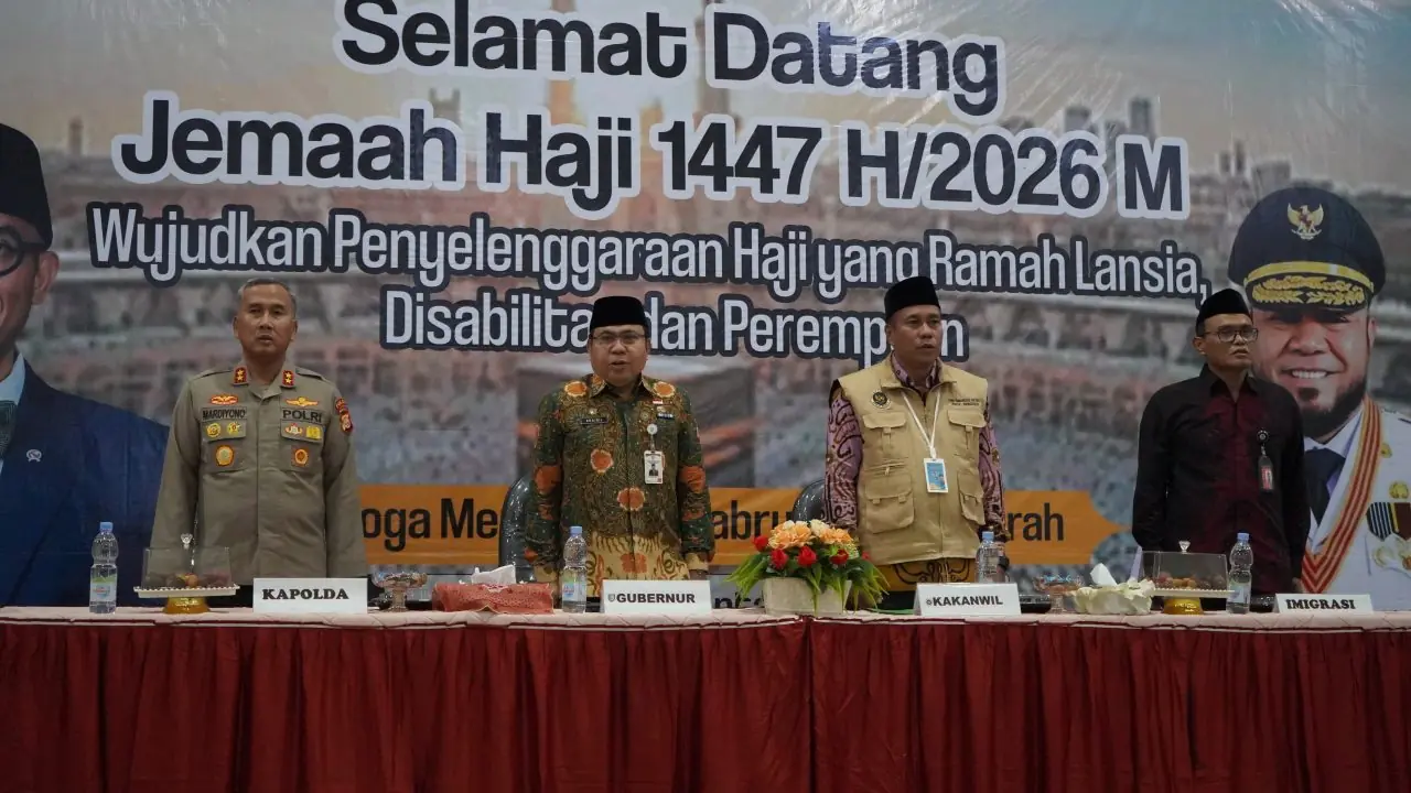 Pelepasan 393 Jamaah Haji Kloter 1 Bengkulu, Imigrasi Bengkulu Pastikan Proses Keberangkatan Berjalan Lancar