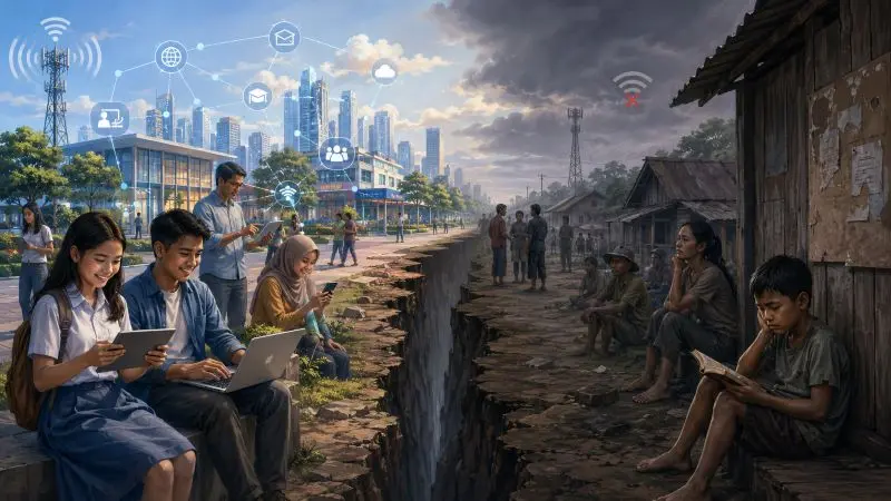 Dampak Kesenjangan Digital Terhadap Akses Informasi dan Inklusi Sosial Di Lingkungan Masyarakat