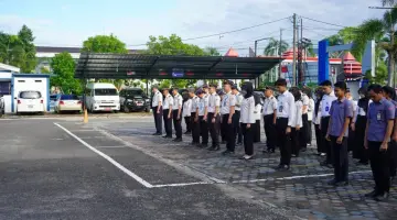 Disiplin dan Pelayanan Prima Jadi Penekanan Apel Pagi Kantor Imigrasi Bengkulu
