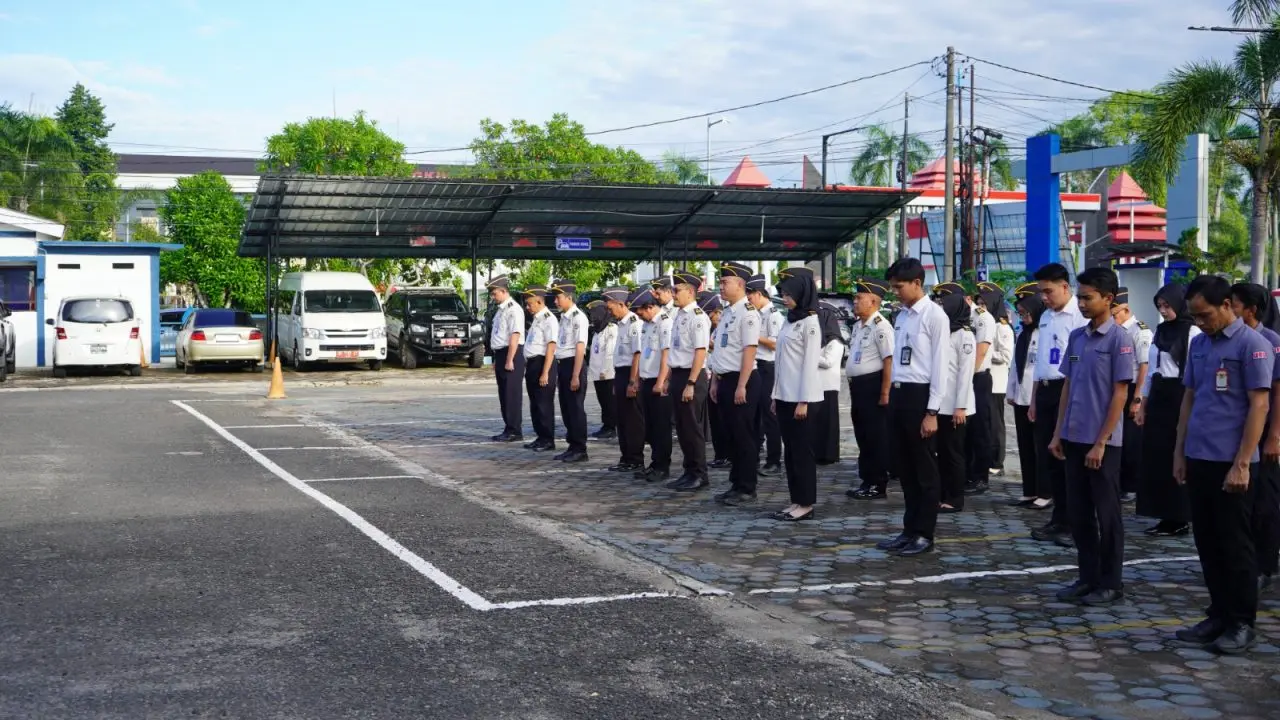 Disiplin dan Pelayanan Prima Jadi Penekanan Apel Pagi Kantor Imigrasi Bengkulu