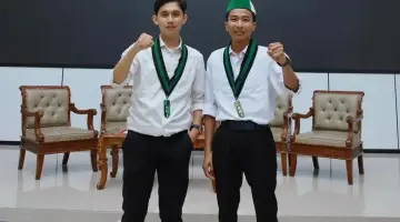 Muhammad Rizky Perdana, Ketua Bidang PTKP HMI Cabang Bengkulu dan Ridho Pangestu, Wakil Sekretaris Umum PTKP HMI Cabang Bengkulu