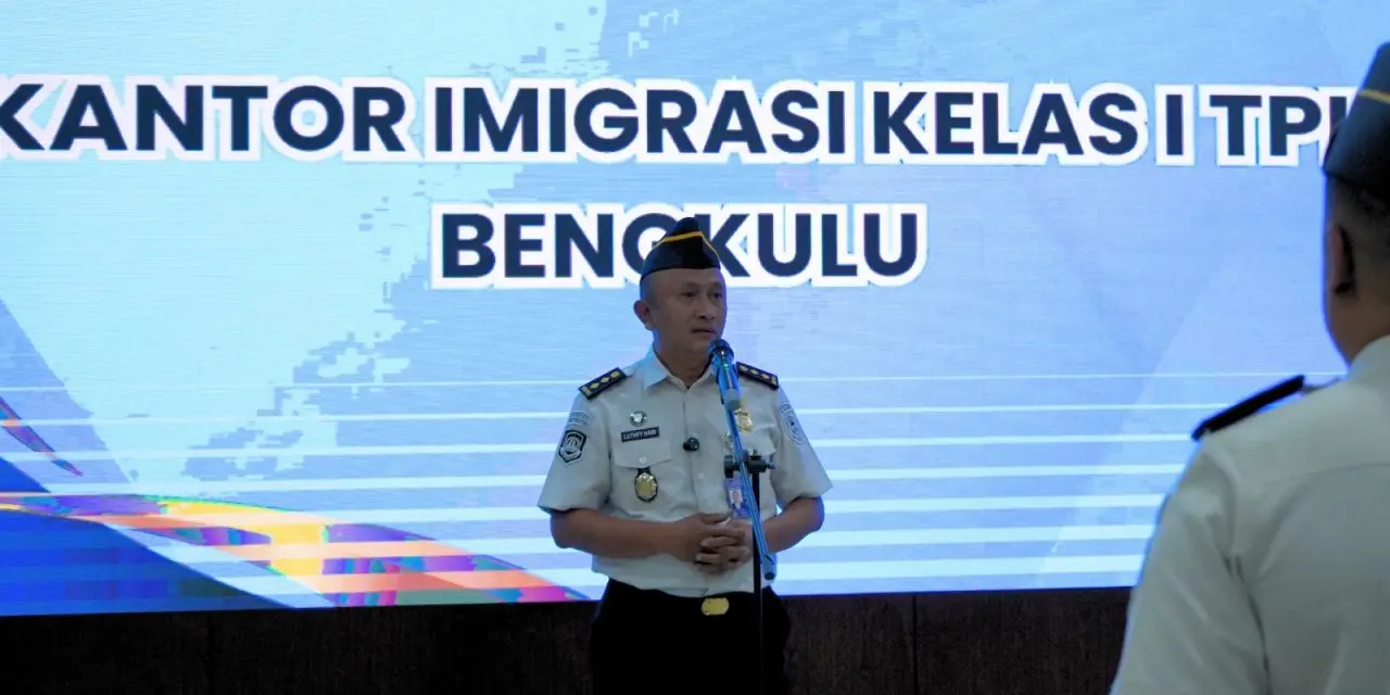 Kantor Imigrasi Kelas I TPI Bengkulu Gelar Apel Pagi, Tekankan Pelayanan Prima dan Budaya 5S