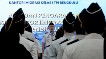 Apel Pagi Jadi Momentum, Imigrasi Bengkulu Tegaskan Pelayanan Berintegritas dan Profesional