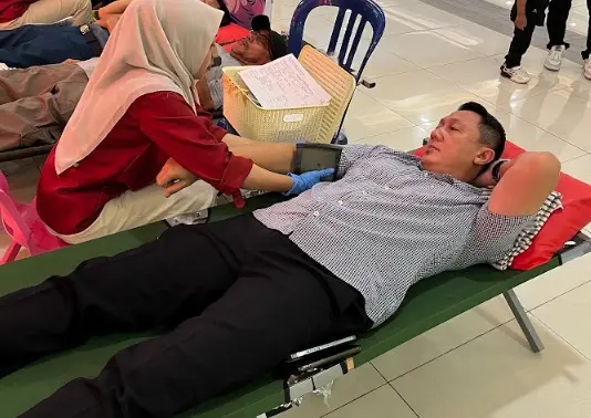 Imigrasi Bengkulu Buktikan Kepedulian Lewat Donor Darah di Hari Donor Darah Sedunia