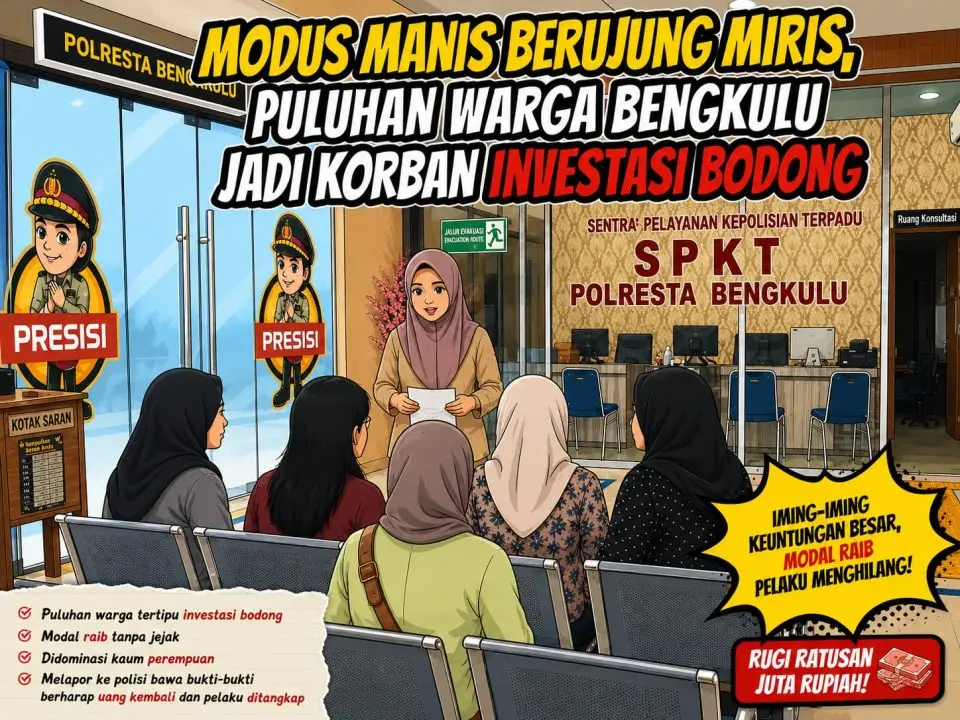 Iming-iming Dana Pinjaman, Ratusan Warga Bengkulu Jadi Korban Dugaan Penipuan