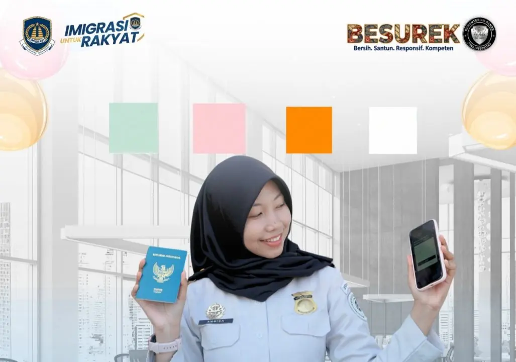 Jangan Salah Arti, Imigrasi Bengkulu Edukasi Pemohon Kenali Tanda Warna pada Aplikasi M-Paspor