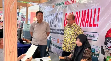 Hari Ini! Imigrasi Bengkulu Monitoring dan Pendampingan Stand Layanan Paspor Walk In di Bencoolen Mall
