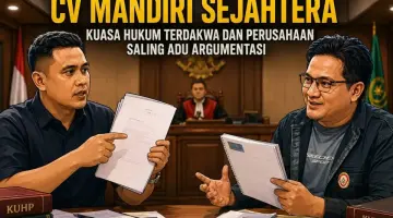 Sidang Dugaan Penggelapan Dana CV Mandiri Sejahtera, Kuasa Hukum Terdakwa dan Perusahaan Saling Adu Argumentasi