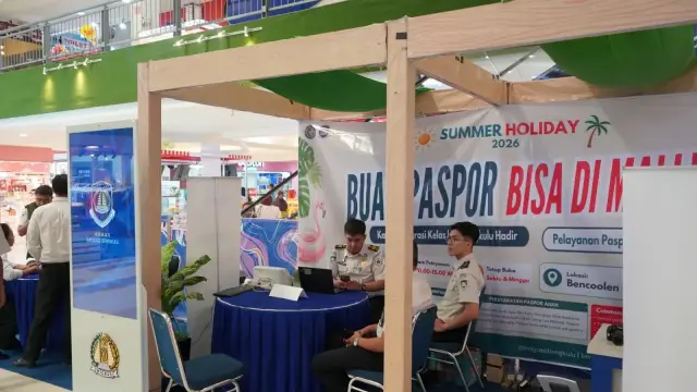 Urus Paspor Sambil Belanja, Imigrasi Bengkulu Hadir di Bencoolen Mall Lewat Summer Holiday 2026