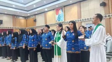 164 ASN Pemprov Bengkulu Dilantik, Sekda Tegaskan Disiplin dan Profesionalisme Aparatur