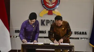 KPPU Gandeng OJK Hadapi Tantangan Transformasi Digital Sektor Keuangan