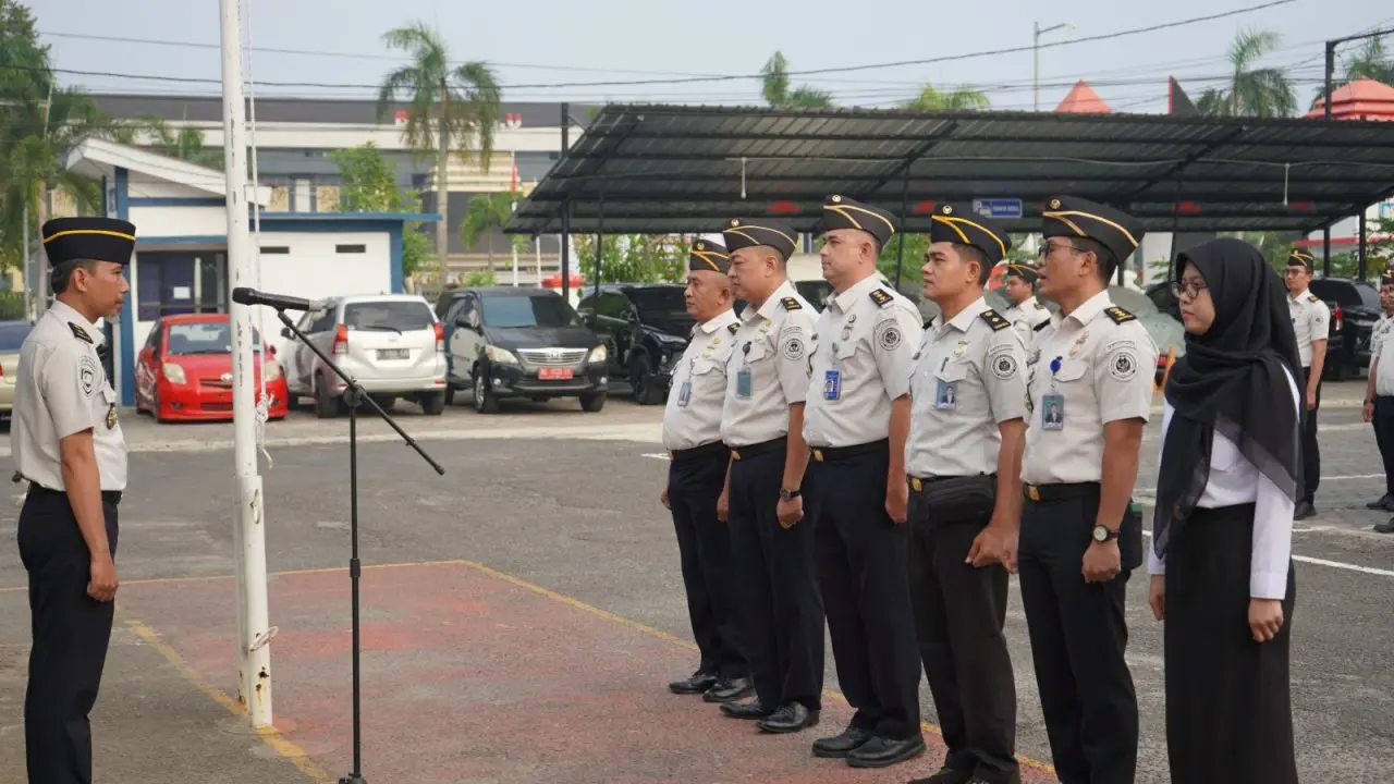 Apel Pagi Imigrasi Bengkulu Perkuat Disiplin dan Integritas Aparatur Demi Pelayanan Prima
