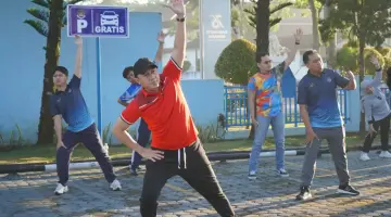 Awali Hari dengan Senam Bersama, Kanim Bengkulu Bangun Budaya Kerja Sehat