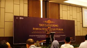 Tax Gathering dan Forum Konsultasi Publik Tahun 2026 di Bengkulu, Rabu (29/7).