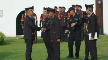 Peringatan Hari Bhayangkara ke-80 di Benteng Marlborough