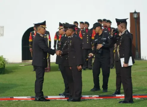 Peringatan Hari Bhayangkara ke-80 di Benteng Marlborough
