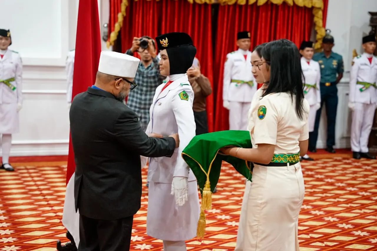 28 Anggota Paskibraka Provinsi Bengkulu 2026 Resmi Dikukuhkan