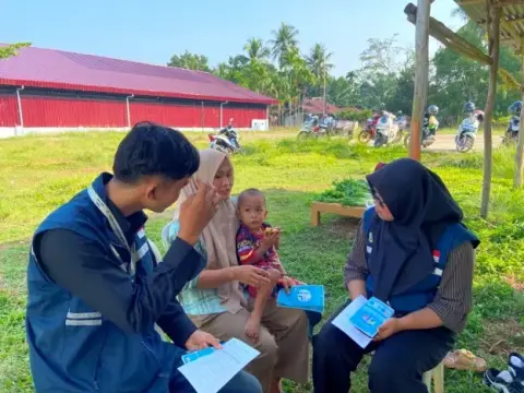 Kegiatan dilaksanakan di dua titik wilayah Kelurahan Sukaraja, yaitu wilayah luar yang berada di sekitar belakang kantor lurah dan wilayah dalam.