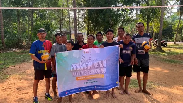 Turnamen Voli Breng-Breng Sukaraja, KKN Kelompok 15 Satukan Warga dalam Semangat Olahraga