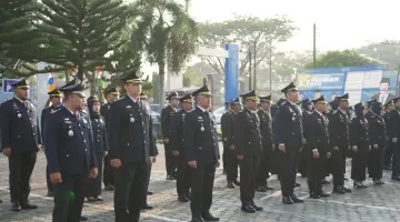 Upacara HUT ke-81 RI di Kanim Imigrasi Bengkulu Berlangsung Khidmat, Jajaran Bersatu dalam Semangat Kemerdekaan