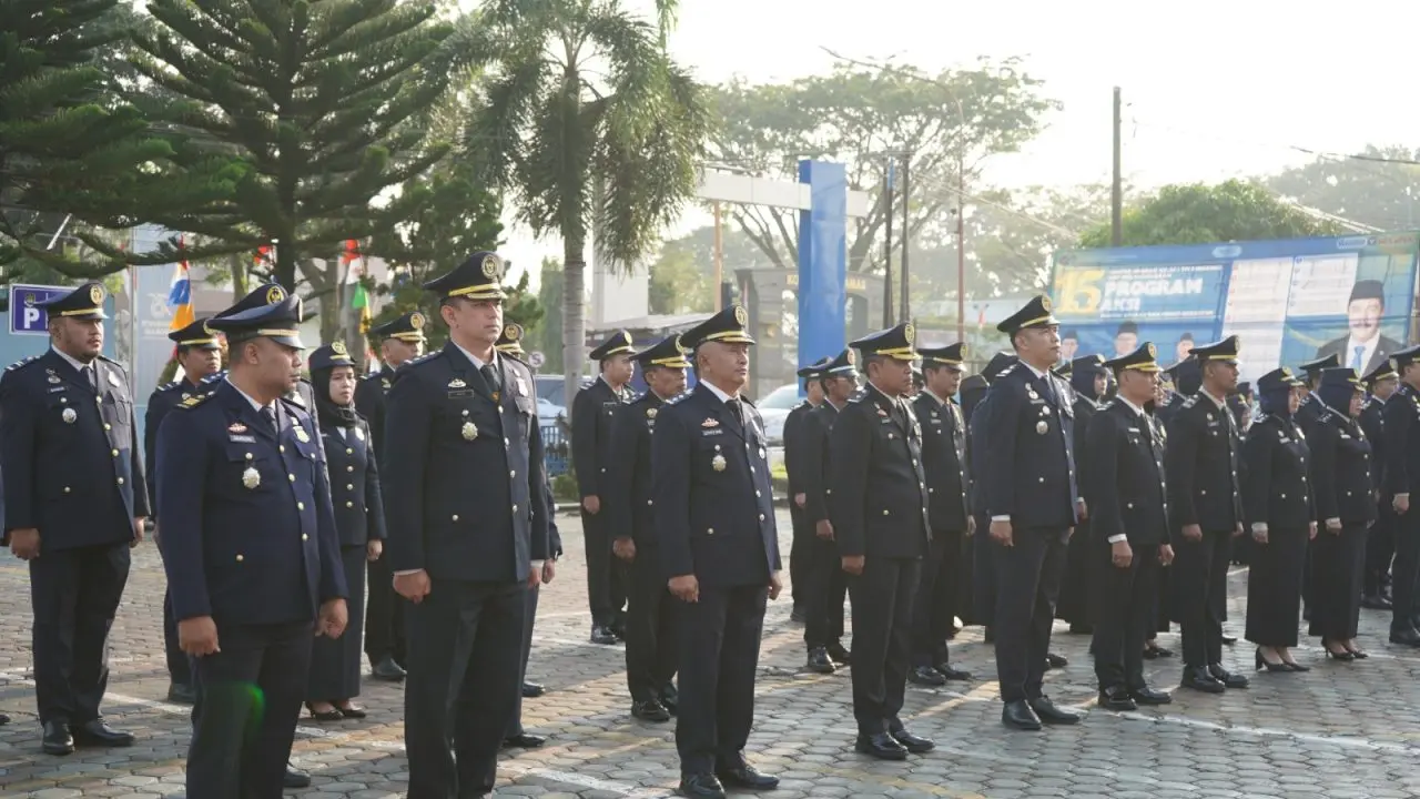 Upacara HUT ke-81 RI di Kanim Imigrasi Bengkulu Berlangsung Khidmat, Jajaran Bersatu dalam Semangat Kemerdekaan