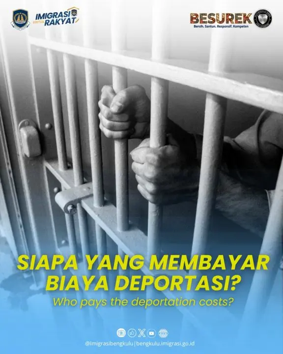 Siapa yang Membayar Biaya Deportasi WNA? Ini Penjelasannya