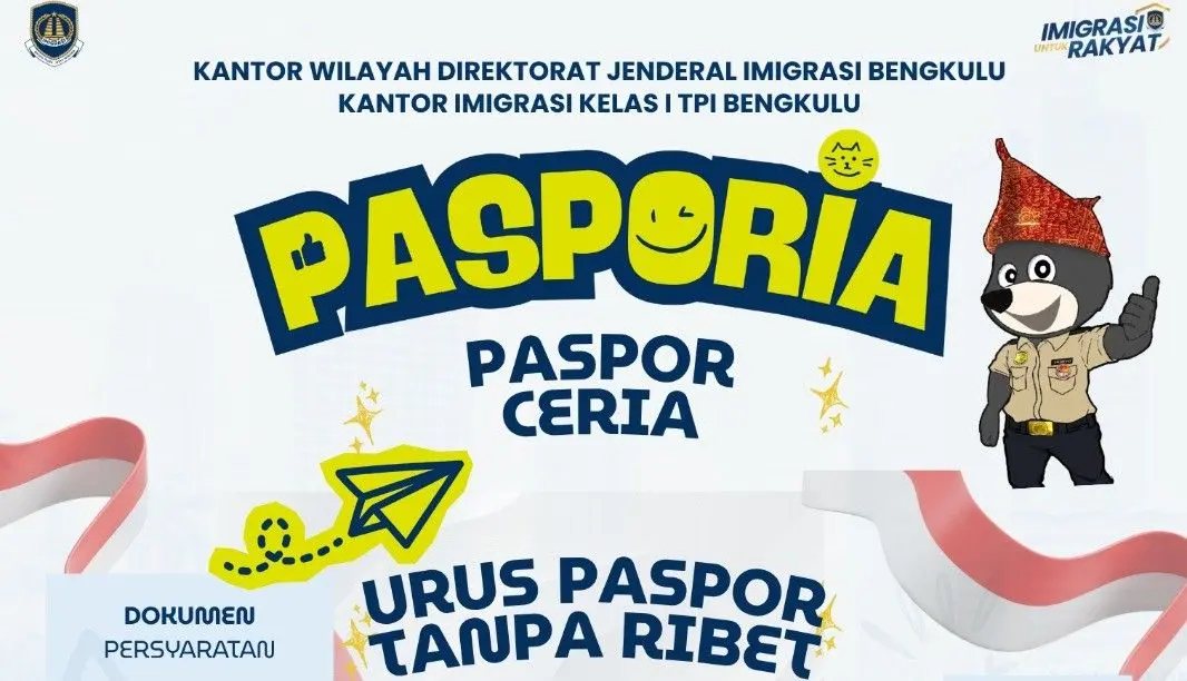 Kembali Gelar PASPORIA, Kanim Kelas I TPI Bengkulu Hadirkan Layanan Paspor di Akhir Pekan