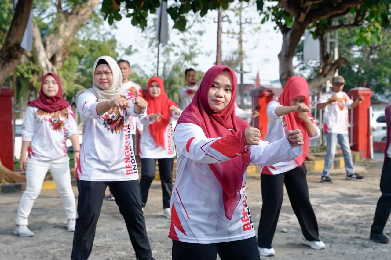 Asisten II Buka Rangkaian Gebyar Kemerdekaan di Dinas Kominfotik Bengkulu