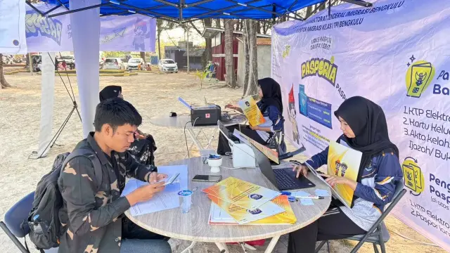 Digelar di Hari Libur, Pasporia Imigrasi Bengkulu Dapat Respons Positif Masyaraka
