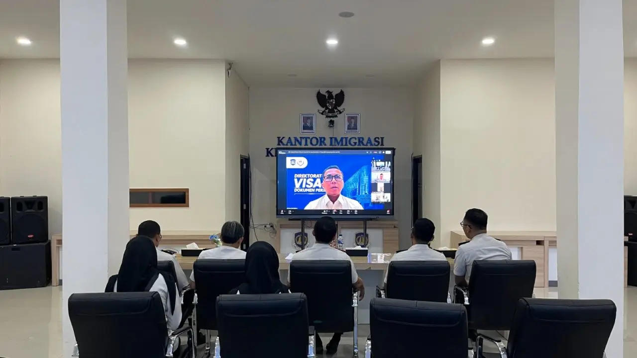 Imigrasi Bengkulu Ikuti Sosialisasi Regulasi Paspor Terbaru