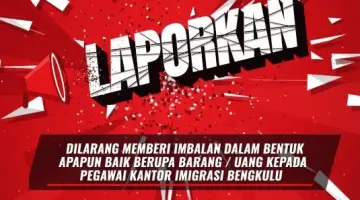 Kantor Imigrasi Kelas I TPI Bengkulu Teguhkan Komitmen sebagai Institusi Anti Gratifikasi