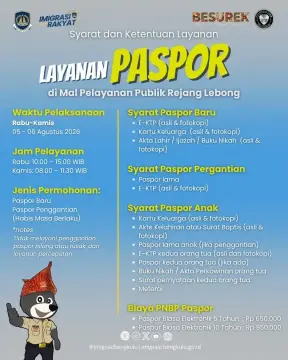 Layanan Paspor Hadir Kembali di MPP Rejang Lebong, Permudah Akses Masyarakat Urus Dokumen Keimigrasian