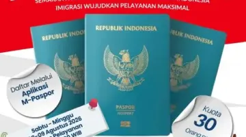 Paspor Merdeka Hadir Meriahkan HUT ke-81 RI, Imigrasi Bengkulu Buka Layanan Akhir Pekan