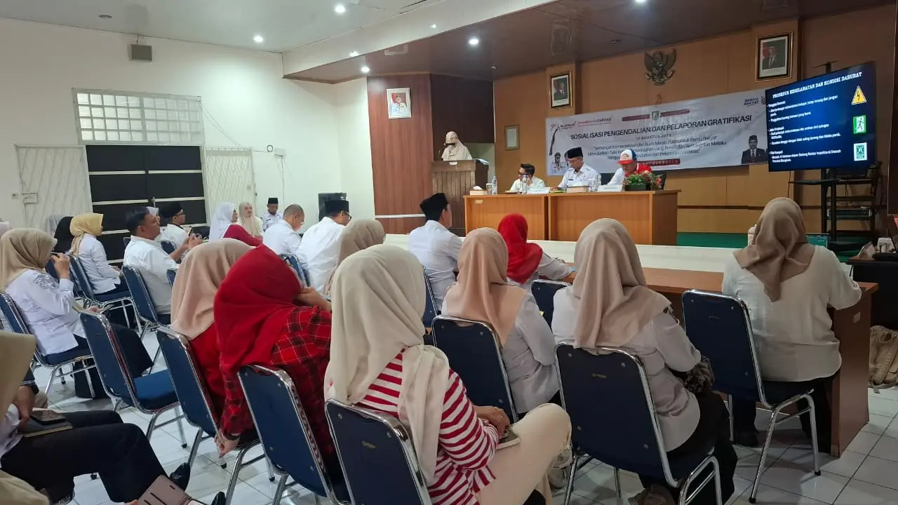 Pemda Provinsi Bengkulu Gelar Sosialisasi Pengendalian dan Mitigasi Risiko Gratifikasi