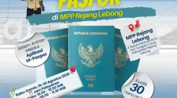 Permudah Masyarakat, Kanim Bengkulu Kembali Buka Layanan Paspor di Rejang Lebong