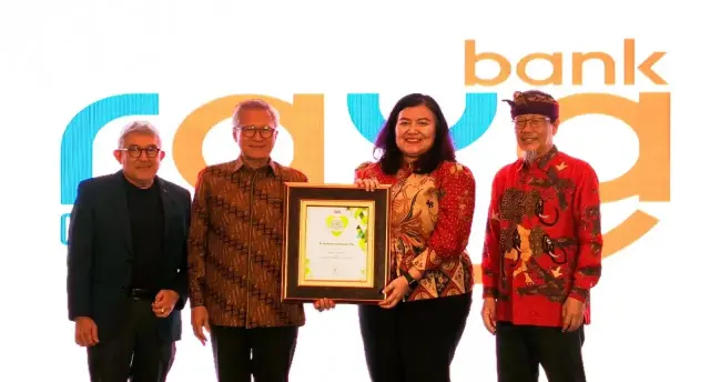 Dorong Keuangan Berkelanjutan, Bank Raya Raih Indonesia Sustainable Business & ESG Excellence Award 2026