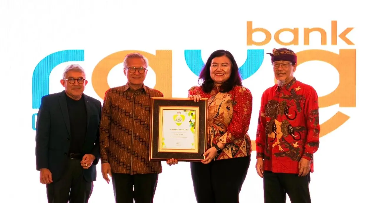 Dorong Keuangan Berkelanjutan, Bank Raya Raih Indonesia Sustainable Business & ESG Excellence Award 2026