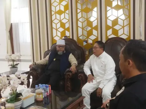 Gubernur Helmi Hasan Terima PWI Bengkulu, Soroti Tantangan Jurnalistik di Era AI