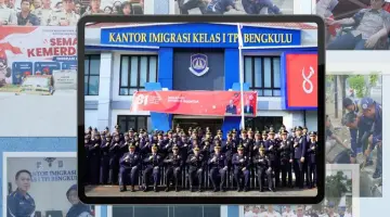 Imigrasi Bengkulu di Bulan Kemerdekaan: Layanan Bergerak, Pengawasan Menguat, Masyarakat Terlayani