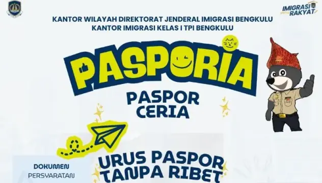 LAST CALL! PASPORIA Kanim Bengkulu Hadir Lusa di Sport Center