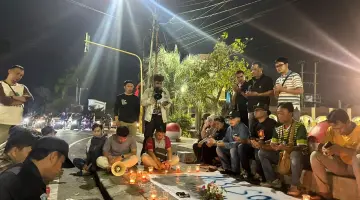 Puluhan Wartawan Bengkulu Gelar Aksi Solidaritas untuk Lima Jurnalis yang Hilang di Selat Sunda